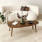 Asir - Koffietafel - Okkernoot - 115 x 38 x 50
