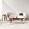 Asir - Koffietafel - Okkernoot - 115 x 38 x 50