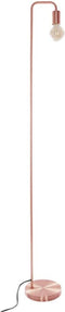 Metalen vloerlamp - E27 - 60 W - H. 150 cm - Koper