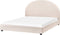 VAUCLUSE - Tweepersoonsbed - Lichtbeige - 160 x 200 cm - Polyester