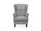 ABSON - Fauteuil - Grijs - Polyester