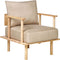 ASKER - Fauteuil - Beige - Polyester
