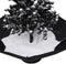 vidaXL - Kerstboom - sneeuwend - met - paraplubasis - 75 - cm - PVC - zwart