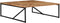 vidaXL - Salontafel - 110x110x36 - cm - massief - acaciahout