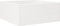 vidaXL - Plantenbak - 110x110x46 - cm - massief - grenenhout - wit