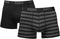 PUMA Stripe Design 1515 Boxershort - 2-pack - Zwart - Maat S