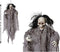 Halloween/horror thema hang decoratie spook/skelet - enge/griezelige pop - 60 cm