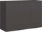 vidaXL - Plantenbak - 120x40x80 - cm - koudgewalst - staal - zwart