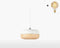 GOOD&MOJO Hanglamp Mekong - Wit/Bamboe - Plat - Ø40cm - Scandinavisch,Bohemian - Hanglampen Eetkamer, Slaapkamer, Woonkamer