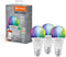 LEDVANCE Slimme LED lamp met WiFi technologie, E27-basis matte optiek ,RGBW-kleuren veranderbaar, lichtkleur veranderbaar (27-K-65-K), 8-6 Lumen, substituut voor 6-W-verlichtingsmiddel, 3-Pak