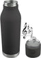 Asobu BT60 Wireless Drinkfles - Zwart - Waterfles met speaker