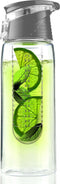 Asobu Flavour It 2 Go Drinkbeker - Incl. Fruitinfuser - 600 ml - grijs