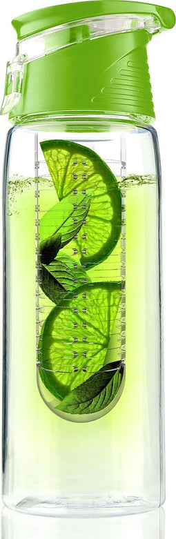 Asobu Flavour It 2 Go Drinkbeker - Incl. Fruitinfuser - 600 ml - Groen
