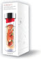 Asobu Flavour It Drinkbeker - Glas - Incl. Fruitinfuser - 480 ml - Rood/Zilver