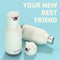 Asobu Thermo Drinkfles Besties Bear - 460ml - Wit