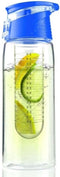 Asobu Waterfles Flavour It 2 Go - Incl. Fruitfilter - 600 ml - Blauw