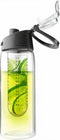 Asobu Waterfles Flavour It 2 Go - Incl. Fruitfilter - 600 ml - Grijs
