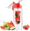 Asobu Waterfles Flavour It 2 Go - Incl. Fruitfilter - 600 ml - Rood