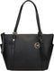 Michael Kors Sullivan - Grote Shopper Dames - Leer - Zwart - Goudkleurige details (1 stuk)