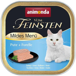 Animonda Cat Vom Feinsten Mild Menu 32x100g - Kalkoen & Forel