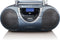 Lenco SCD-6800GY - Draagbare radio cd speler met DAB en mp3 - Grijs