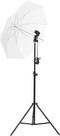 vidaXL - Fotostudioset - met - verlichtingsset - en - achtergrond