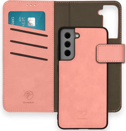 iMoshion Hoesje Geschikt voor Samsung Galaxy S21 FE Hoesje Met Pasjeshouder - iMoshion Uitneembare 2-in-1 Luxe Bookcase - Paars