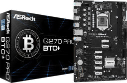 Asrock Q270 Pro BTC+ Intel® Q270 LGA 1151 (Socket H4) ATX