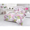 Beddengoedset - 1 dekbedovertrek 220 x 240 cm + 2 kussenslopen 60 x 60 cm - 65% katoen 35% polyester - Roze