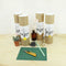 Assembli giraffe paper kit DIY-geel