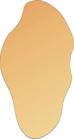 ASSIGNY - Wandspiegel - Bruin - Glas