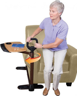 Assist a tray - draaibaar tafeltje | draaibaar tafel met staophulp