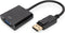 ASSMANN Electronic AK-340403-001-S 0.15m DisplayPort VGA (D-Sub) Zwart video kabel adapter
