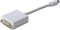 ASSMANN Electronic mini DP - DVI-D, 0.15m 0.15m mini DisplayPort DVI-D Wit video kabel adapter