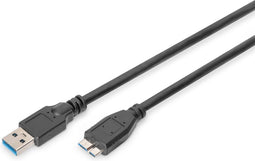 ASSMANN Electronic - USB 2.0 A Male naar USB 2.0 Micro Male - 1.8 m