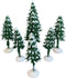 Assortie Besneeuwde Dennenboompjes