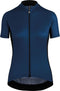assos UMA GT Fietsshirt korte mouwen Dames blauw/zwart Maat XL