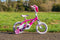 Huffy Glimmer Meisjesfiets 3-5 jaar - Kinderkiets 12 Inch - Inclusief zijwieltjes - Roze - Snelle en makkelijke montage
