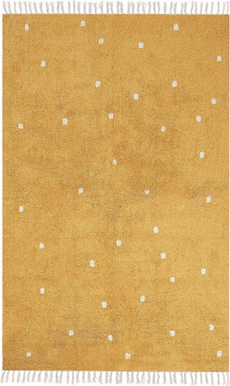 ASTAF - Vloerkleed - Geel/Meerkleurig - 140 x 200 cm - Katoen