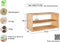 Astigarraga Open kast - met plank - PEFC grenen - 71x36cm