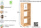 Astigarraga Vakkenkast open - 3 vakken - PEFC grenen - 105x36cm