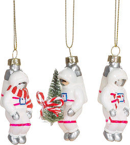 Astronauten kerstballen (set3) - Sass & Belle