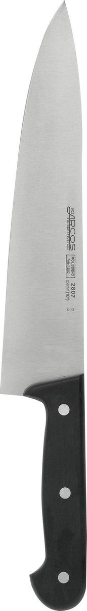 Arcos Universal Koksmes - 25 cm - Roestvrijstalen lemmet - Ergonomisch handvat
