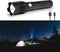 FlinQ Oplaadbare LED Zaklamp - Militaire Zaklamp - Flashlight Oplaadbaar - Tot 1200 meter Zicht -