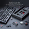 ASUS ROG Azoth - Toetsenbord - Bedraad, draadloos - Qwerty - US lay-out - TKL - USB 2.0 - bluetooth 5.1 - 2.4GHz - gunmetal