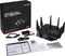 ASUS ROG Rapture GT-AXE11000 - Gaming extendable router - 4G / 5G Router vervanger - WiFi 6E