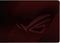 Asus ROG Scabbard II Gaming muismat Stofdicht, Spatwaterdicht Zwart/rood