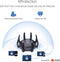 ASUS RT-AX89X - Gaming extendable router - 4G / 5G Router vervanger - WiFi 6 - AX6000 - 10G port