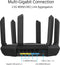 ASUS RT-AXE7800 - Extendable router - 4G / 5G Router vervanger - WiFi 6E - Tri-Band