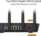 ASUS TUF Gaming AX4200 - Gaming extendable router - 4G / 5G Router vervanger - WiFi 6